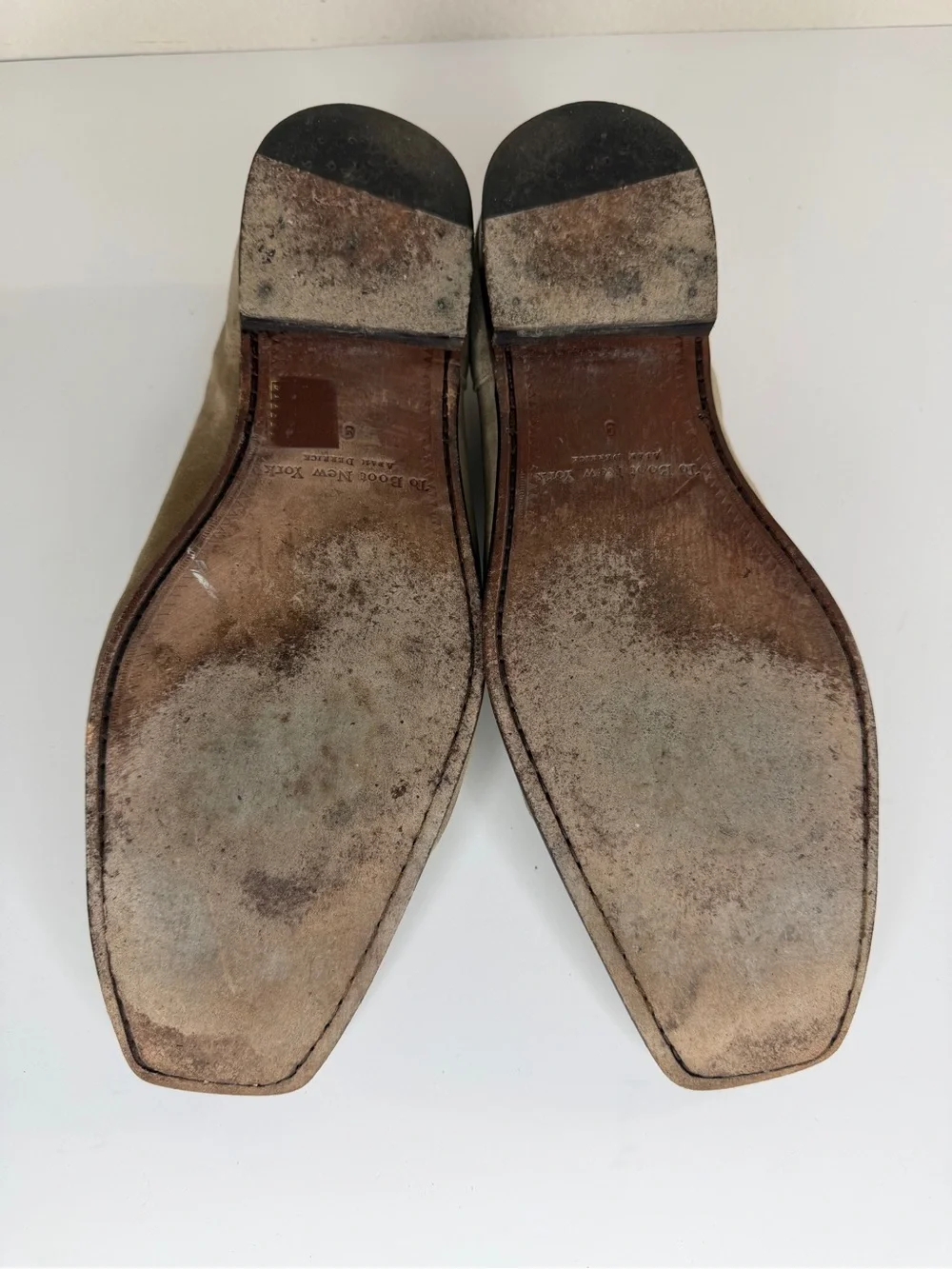 to boot New York Driving Loafers Casual Shoes Men Size 9 Brown Suede comfort